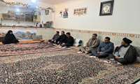 دیدار مسئول حوزه نمایندگی ولی‌فقیه سازمان جهاد کشاورزی جنوب کرمان با خانواده شهیده والامقام فاطمه طاهری‌فرد